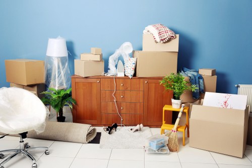 Man and van service helping with a local move in South Kensington