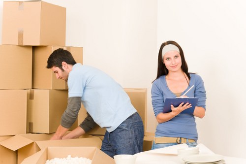 Marketing and website tracking concept for a moving company